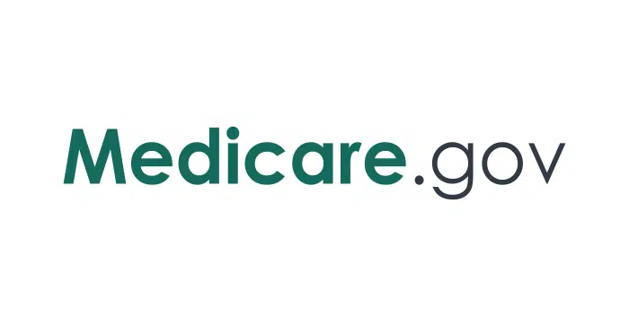 Medicare.gov text logo
