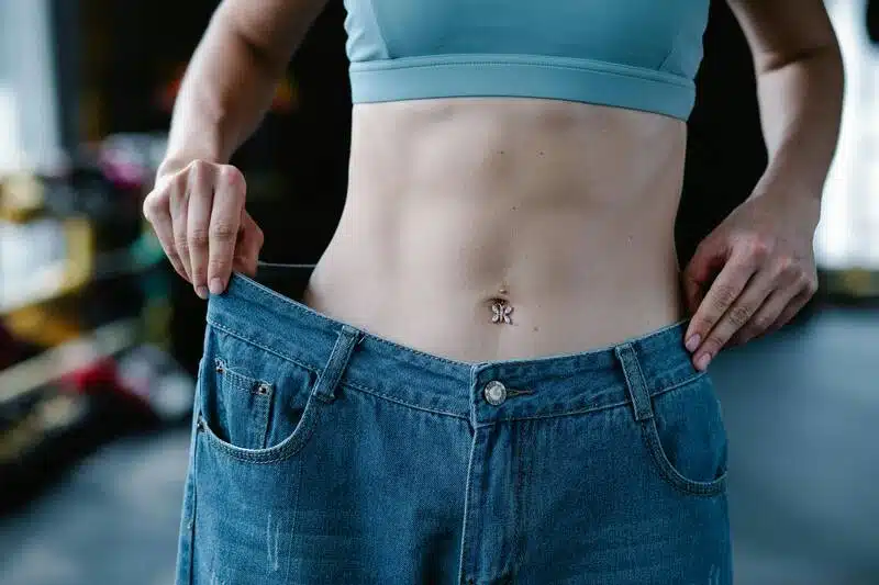 before and after weight loss image