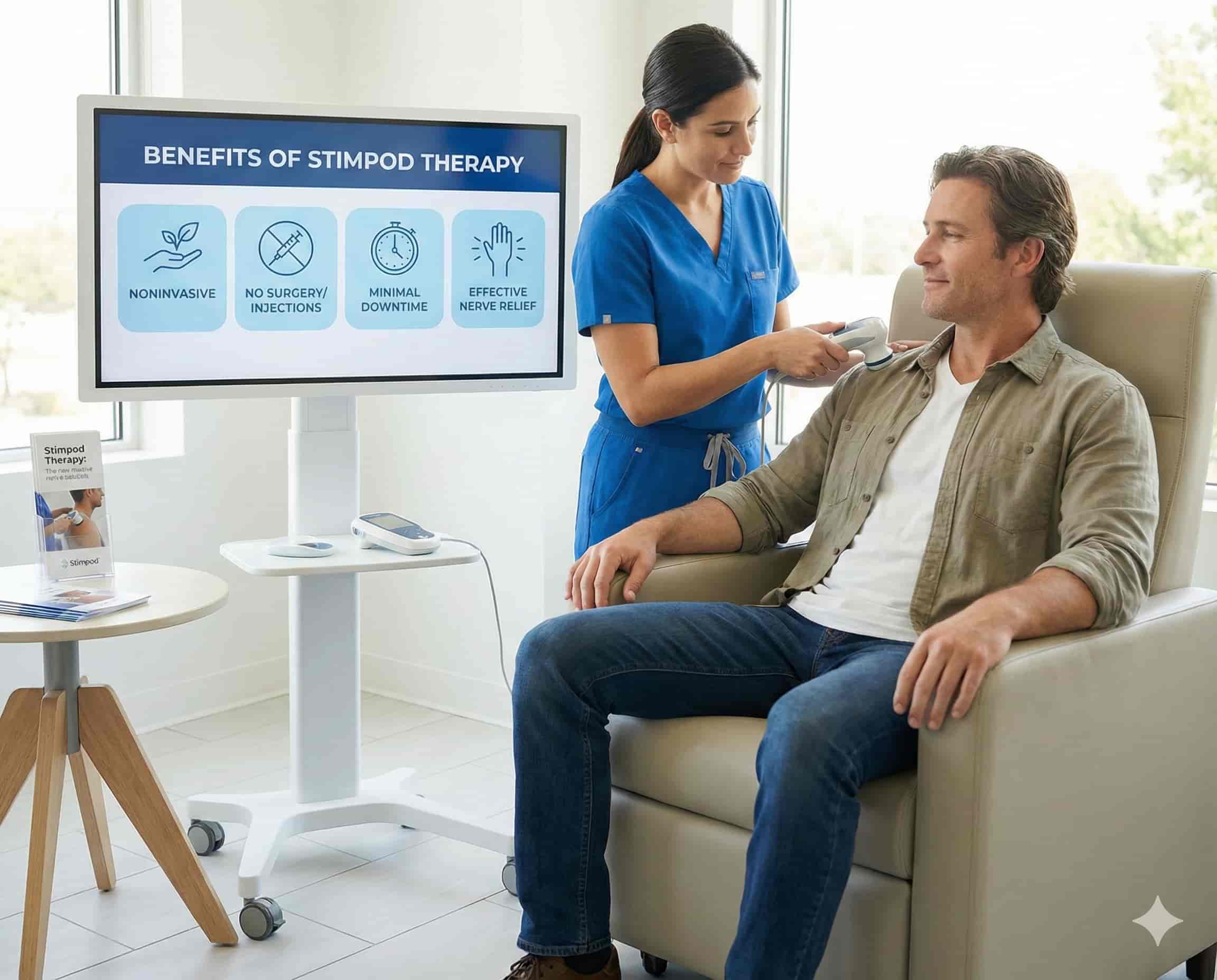 Stimpod Therapy’s noninvasive approach